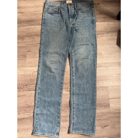 Sid Mashburn Slim Straight Jeans Non-Selvedge Light Wash 32x32 Men’s USA - Picture 1 of 15